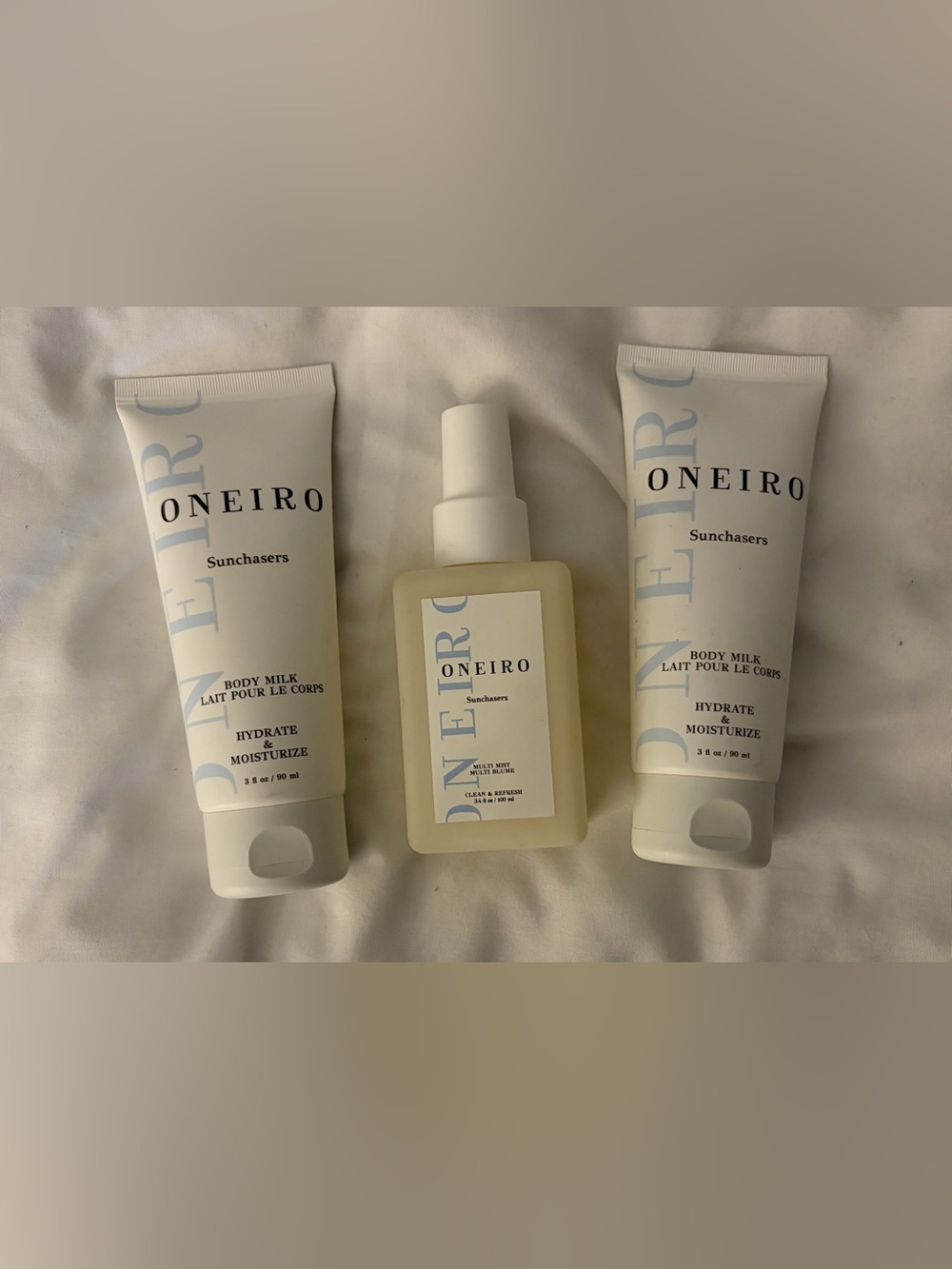 Oneiro 2X Body Milk and 1 Multi Mist New